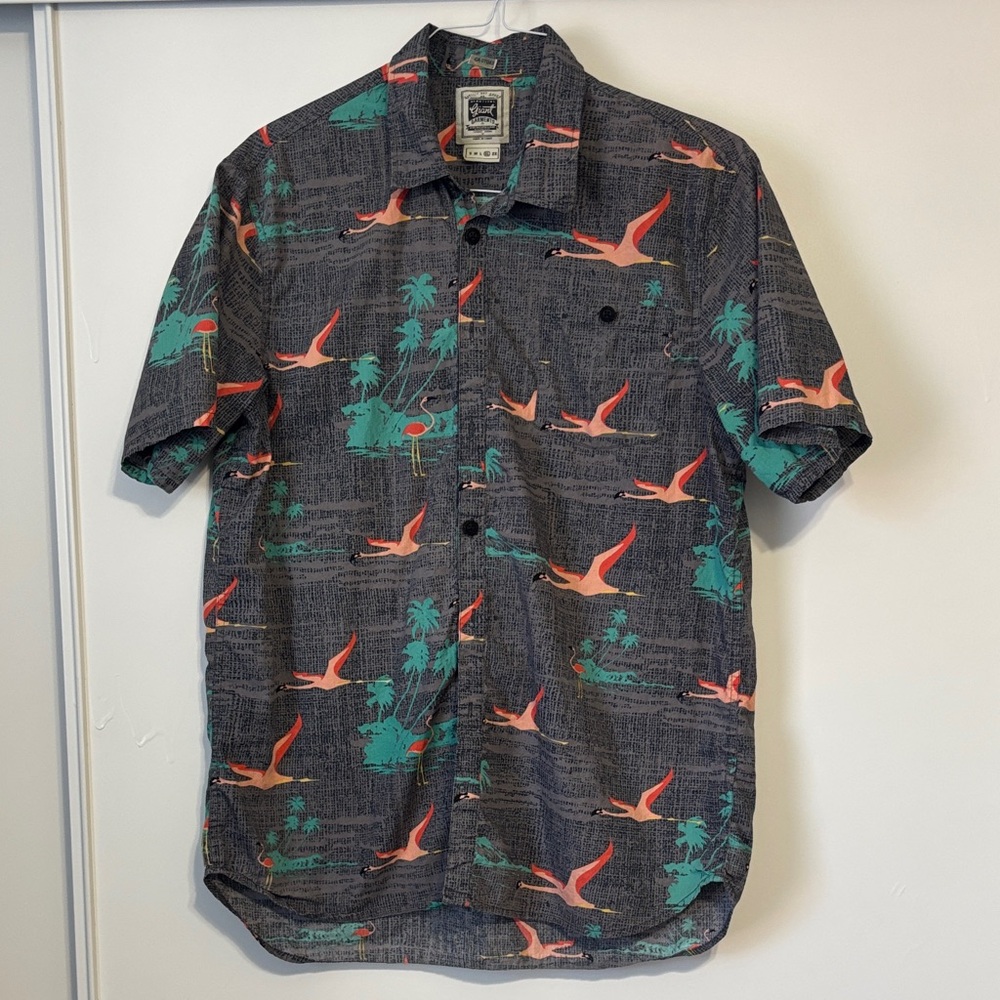 Giant Garments Tropical Print Short Sleeve Shirt